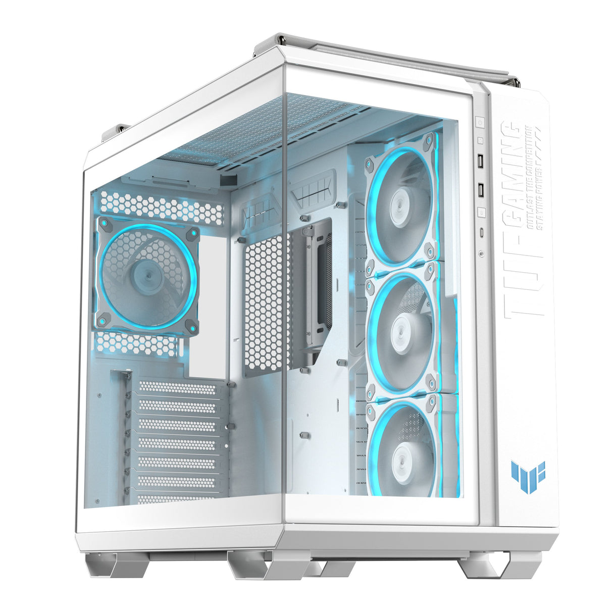 EAN 4711387696620 - ASUS TUF GAMING GT502 Horizon TG ARGB White Midi Tower Blanco imagen 1
