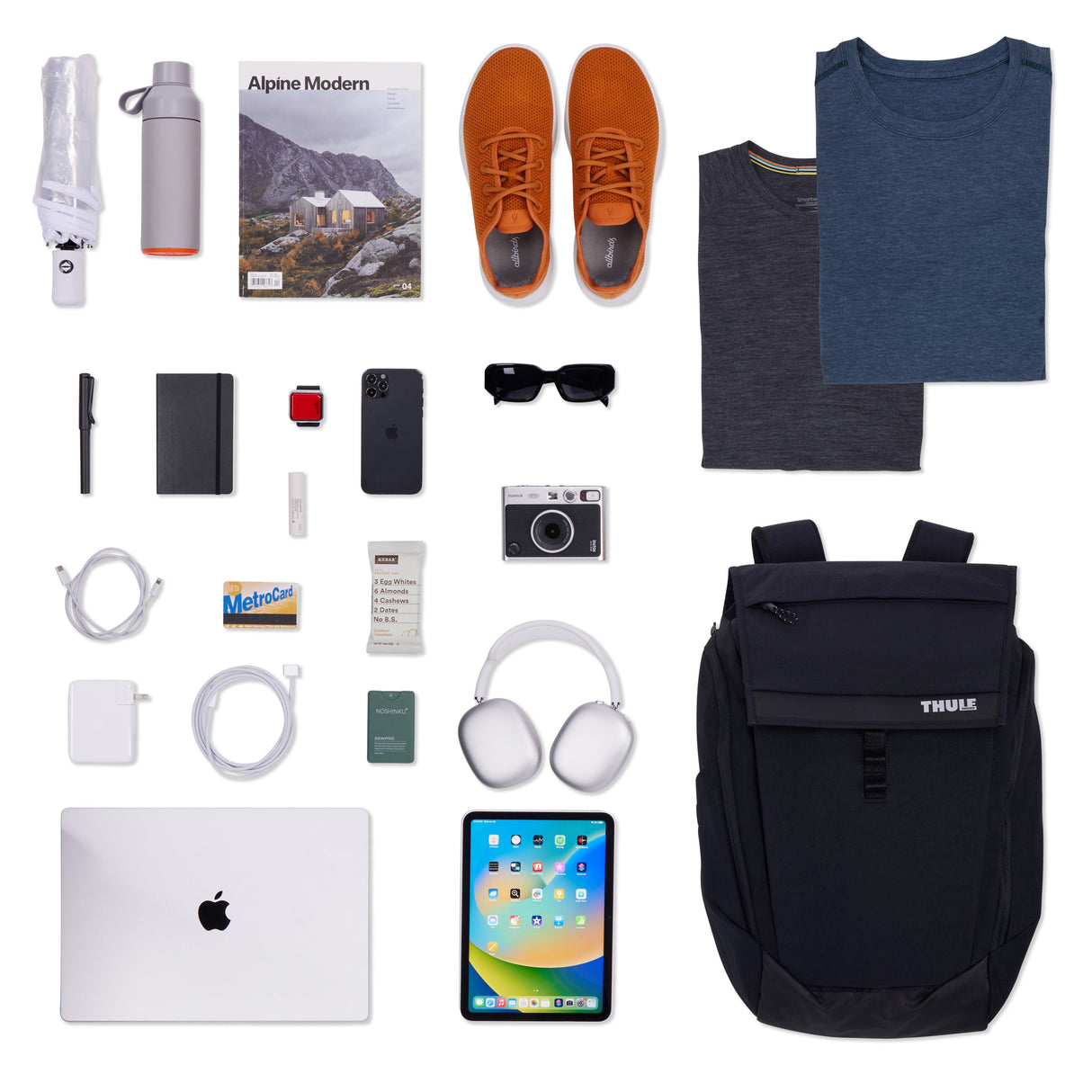 Mochila Thule Paramount Parabp3216 Black Informal Negro Nylon, Poliéster