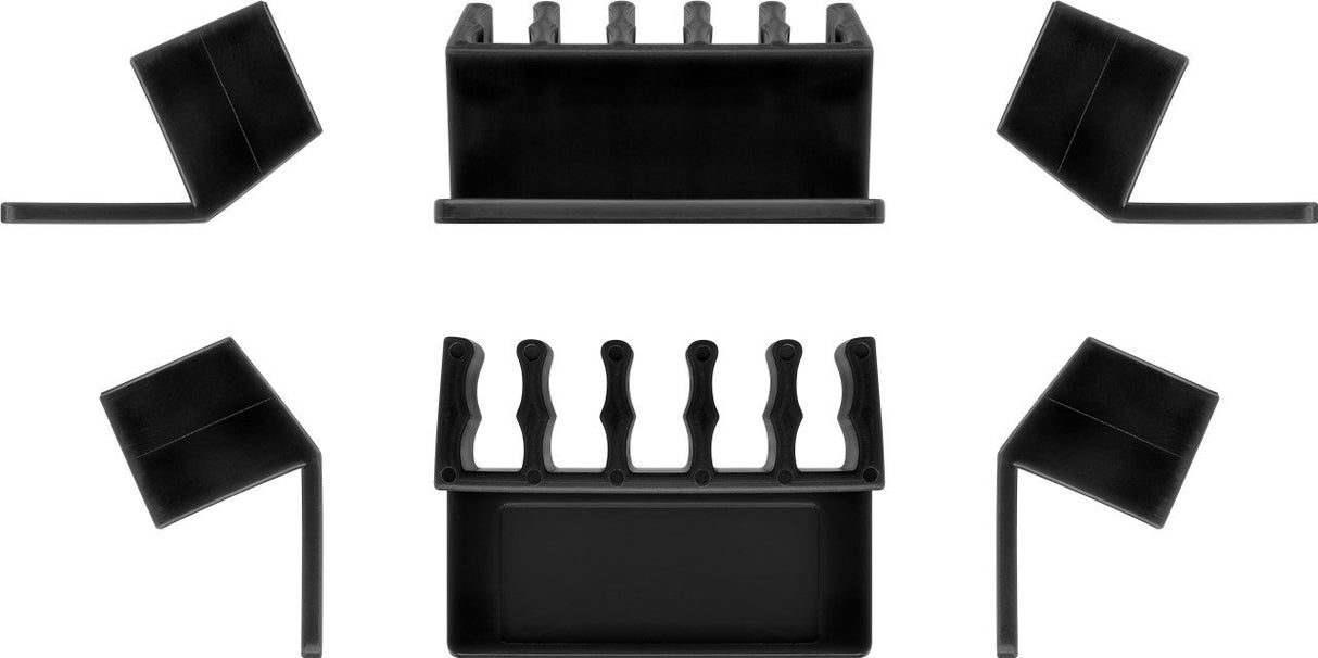 EAN 4040849704338 - Goobay 70433 organizador de cables Escritorio Soporte para cables Negro 2 pieza(s) imagen 4
