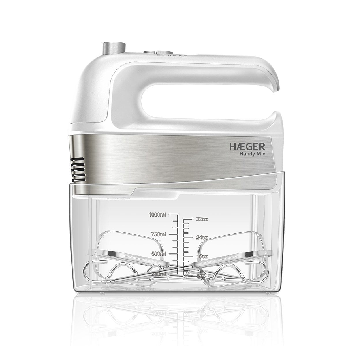 EAN 5608475025464 - Haeger BL-3HW.015A batidora Batidora de mano 300 W Acero inoxidable, Blanco imagen 1
