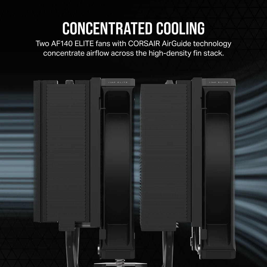 EAN 0840006692843 - Corsair AF ELITE A115 Procesador Refrigerador de aire 14 cm Negro 1 pieza(s) imagen 5