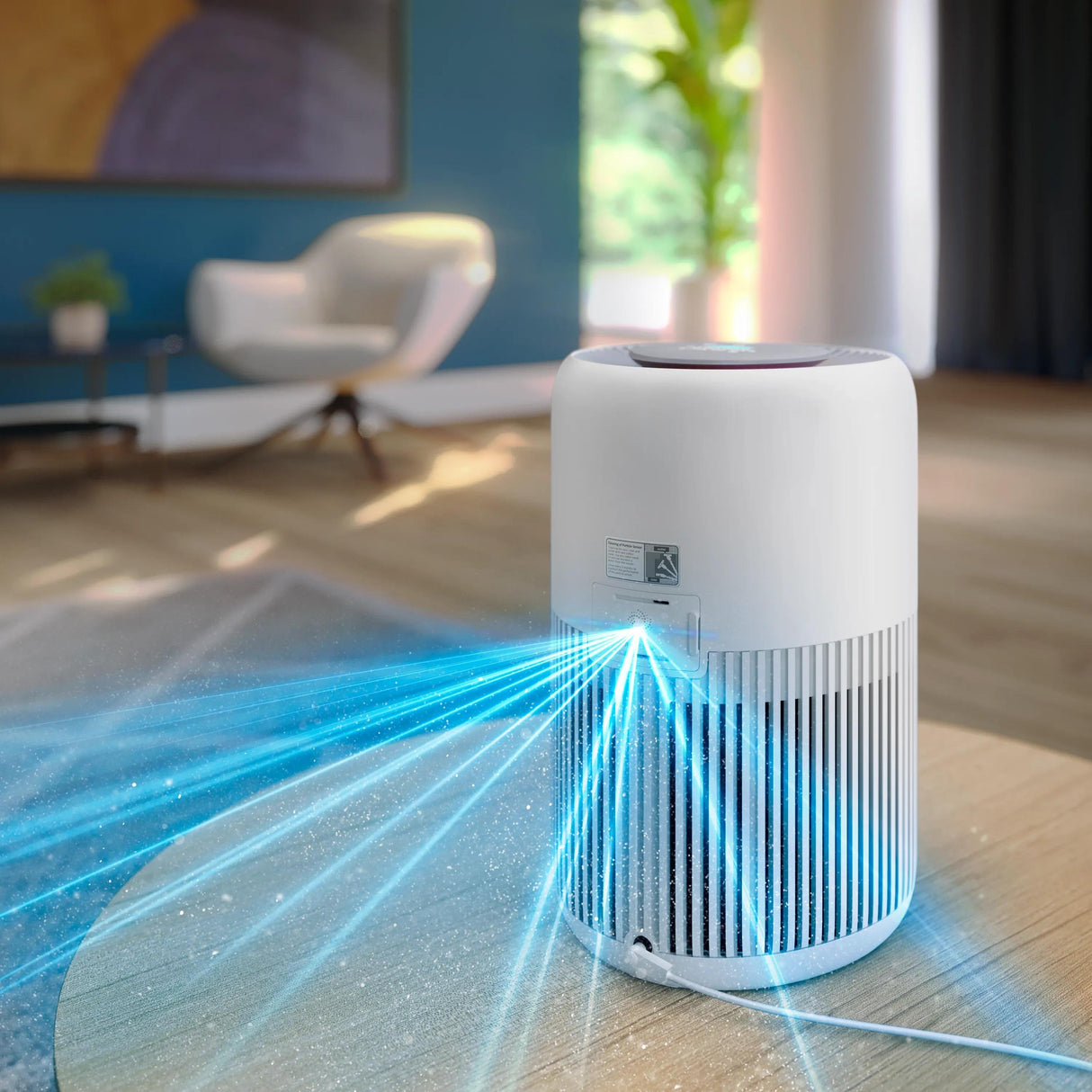 EAN 8720389039447 - Philips AC0920/10 purificador de aire 65 m² 49 dB 21 W Blanco imagen 3