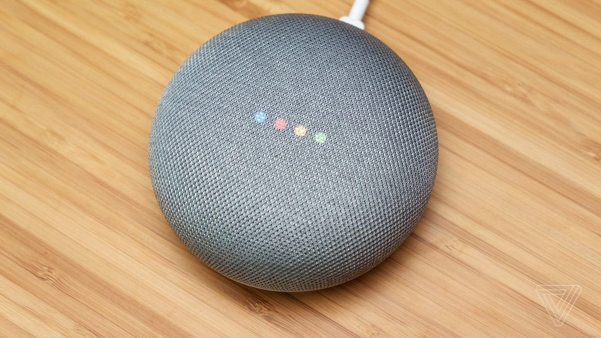 Altavoces Inteligente Google Home Mini Asistente Gris Tiza
