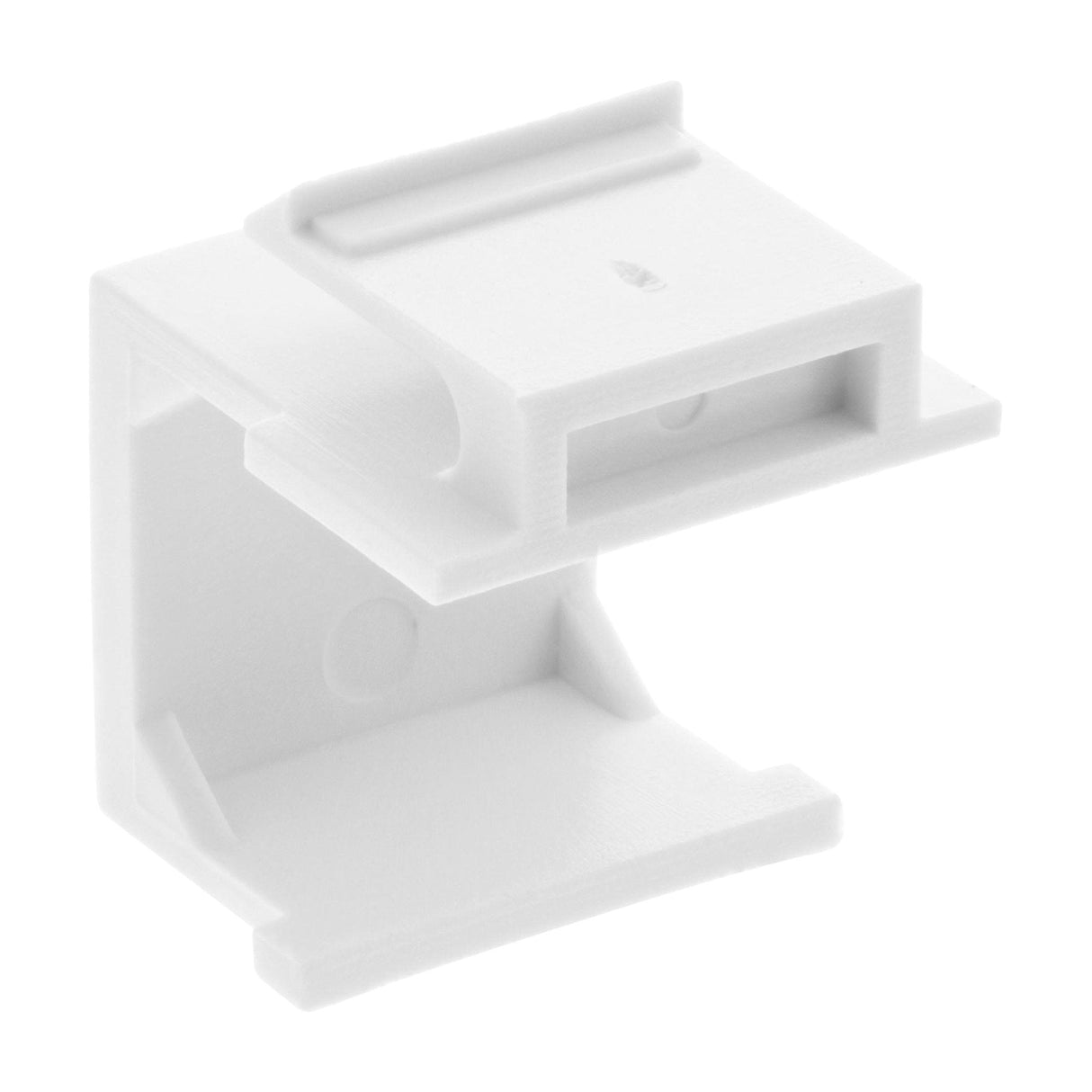 Inline Keystone Snap-In Tapa Ciega Para Ranura De Módulo, Blanco, 10 Uds.