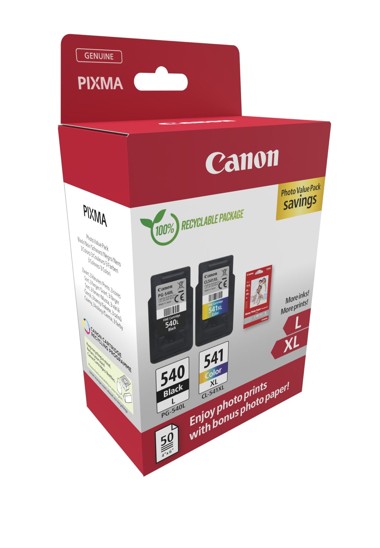 EAN 8714574679341 - Canon 5224B012 cartucho de tinta 2 pieza(s) Original Negro, Cian, Magenta, Amarillo imagen 2