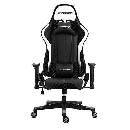 EAN 8436587972201 - DRIFT DR175 Silla para videojuegos universal Asiento acolchado Negro, Blanco imagen 1