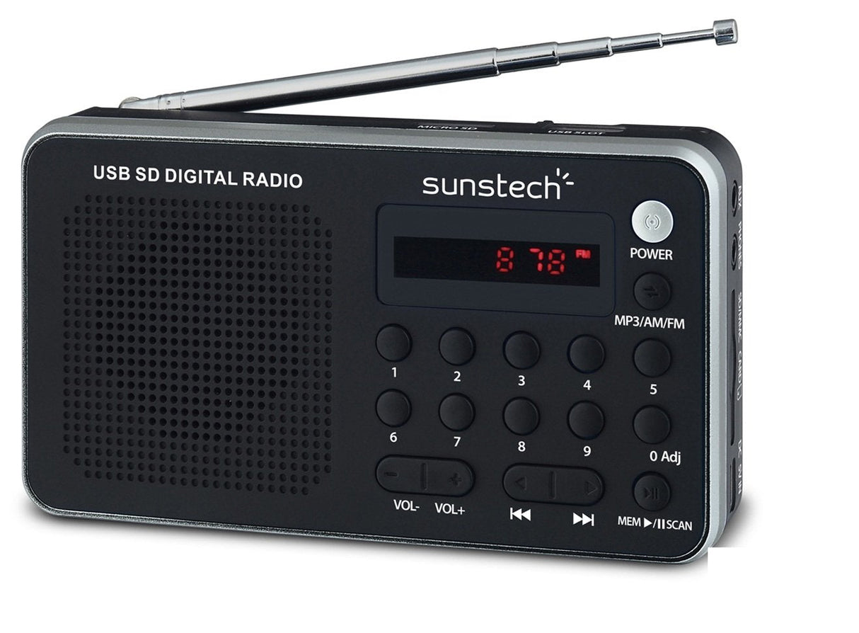 Radio Portátil Sunstech Rpd32sl Plata