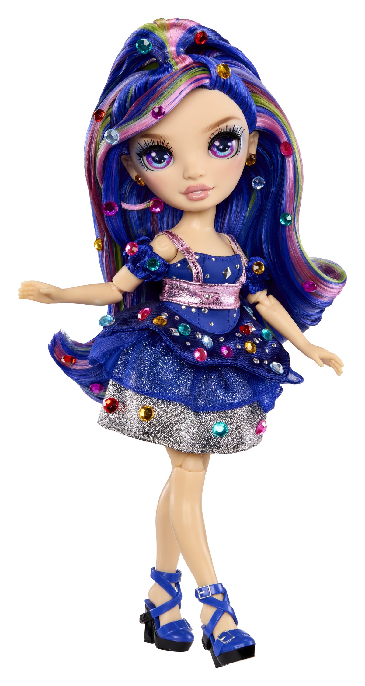 EAN 0035051597810 - Rainbow High Be Dazzling Fashion Dolls- Genevieve Bleue (Blue) imagen 6