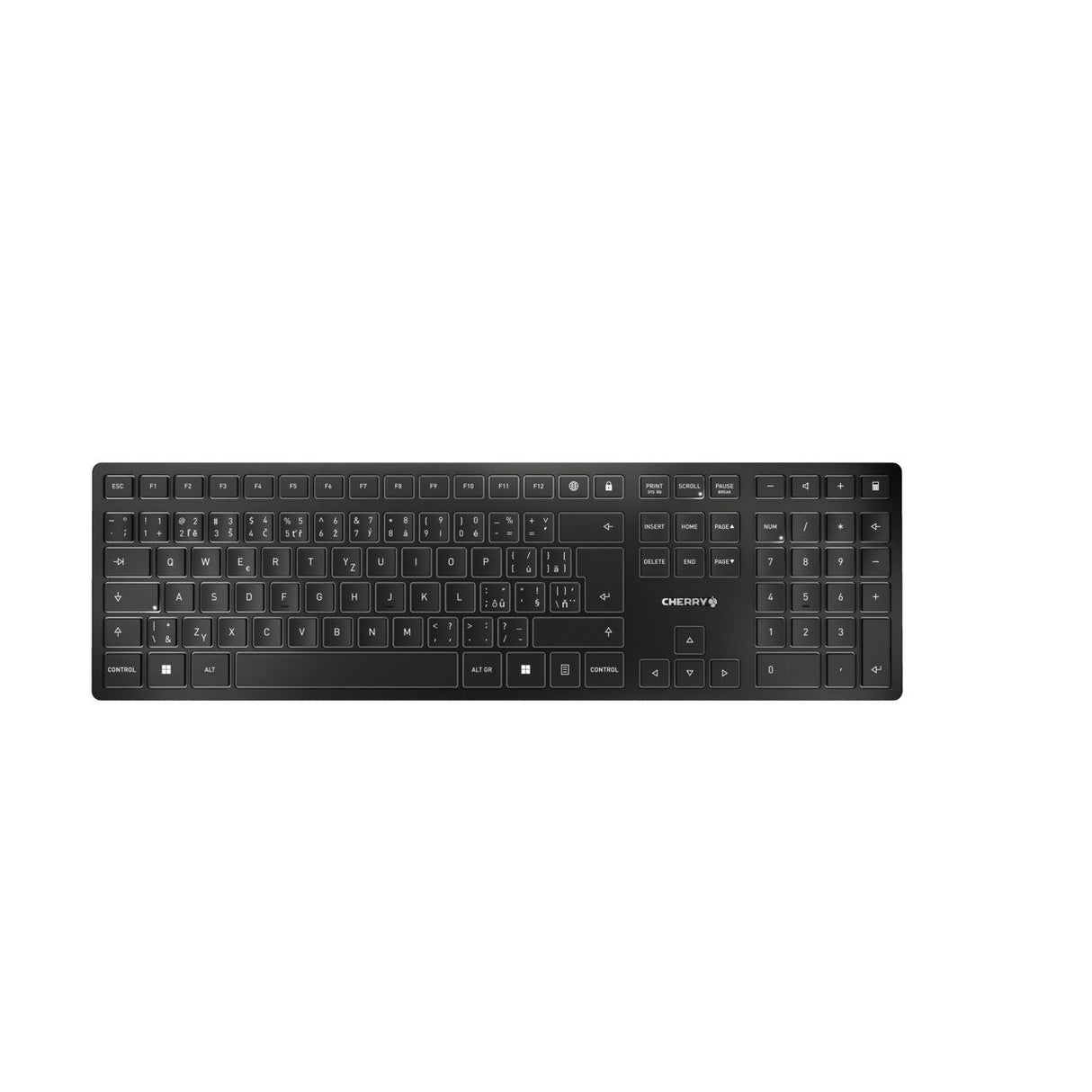 EAN 4025112097140 - CHERRY KW 9100 SLIM teclado Universal RF Wireless + Bluetooth Negro imagen 1
