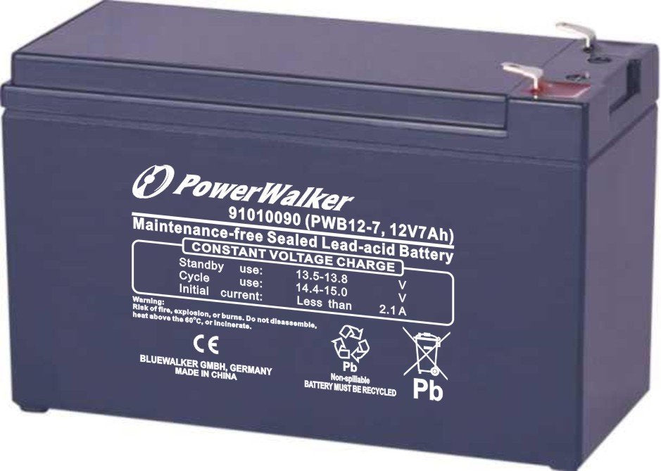 Powerwalker Pwb12-7 Batería 12v/7ah Para Sai/Ups
