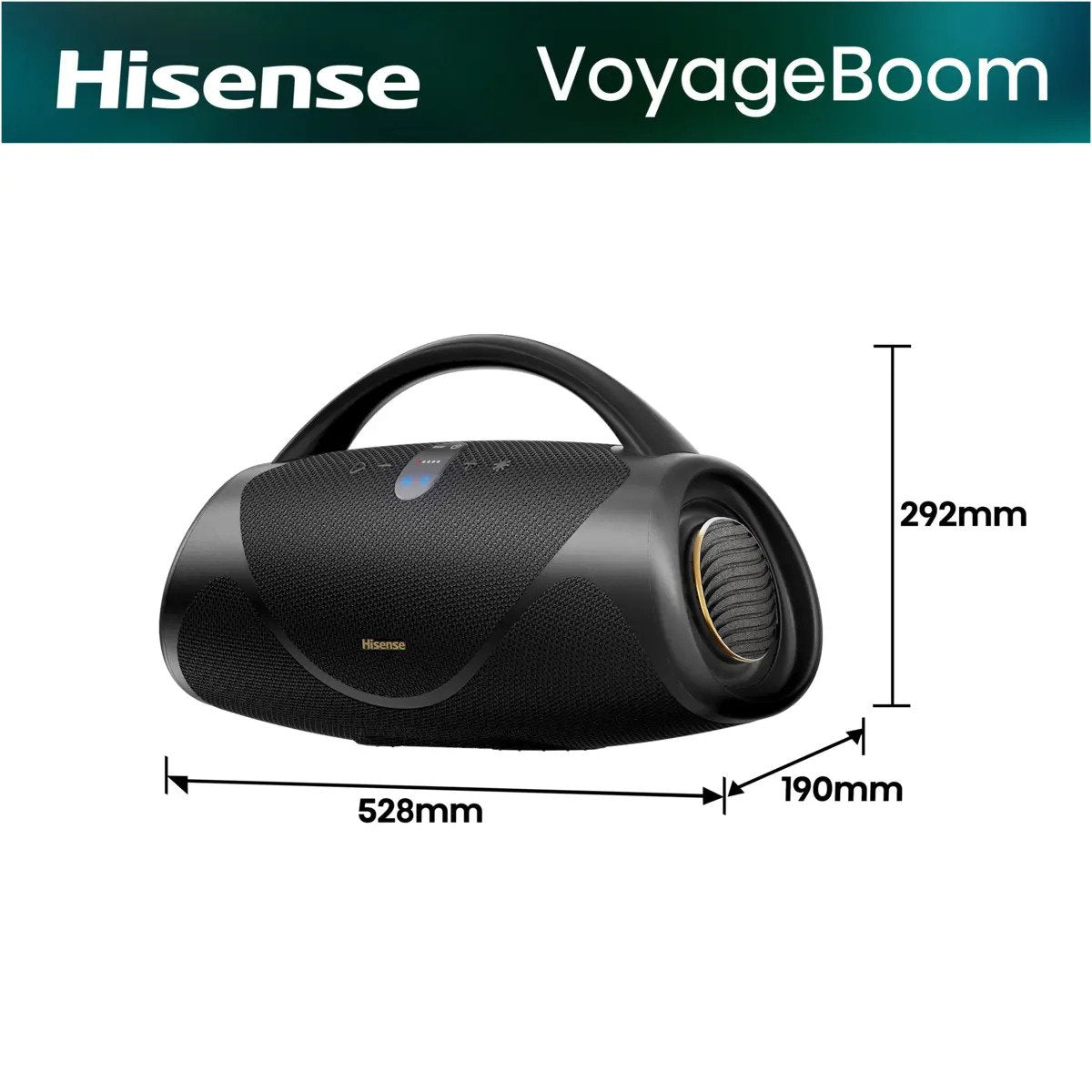 Altavoz Hisense Portátil Voyage Boom 360w 24h
