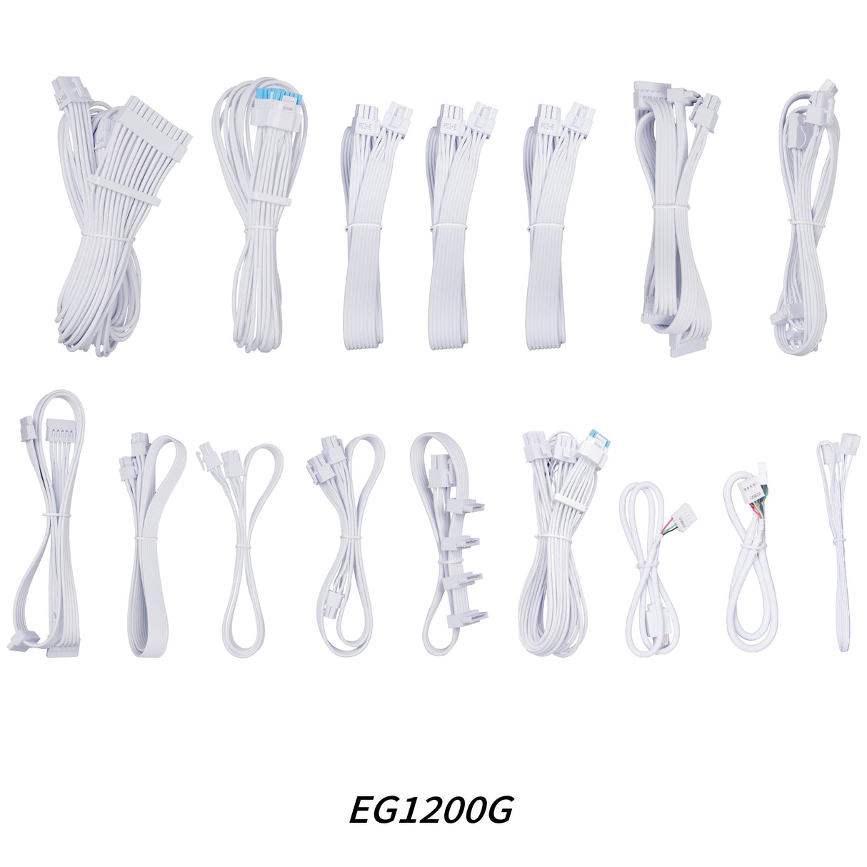 EAN 4718466017123 - Lian Li EG1200G unidad de fuente de alimentación 1200 W 24-pin ATX SFX Blanco imagen 11