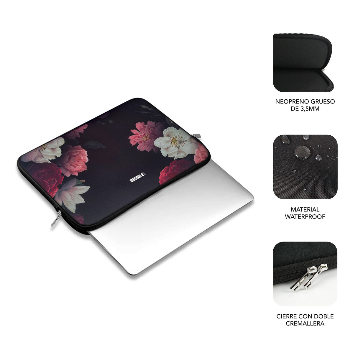 EAN 8436586742829 - SUBBLIM SUBLS-SKIN151 maletines para portátil 39,6 cm (15.6") Multicolor imagen 3