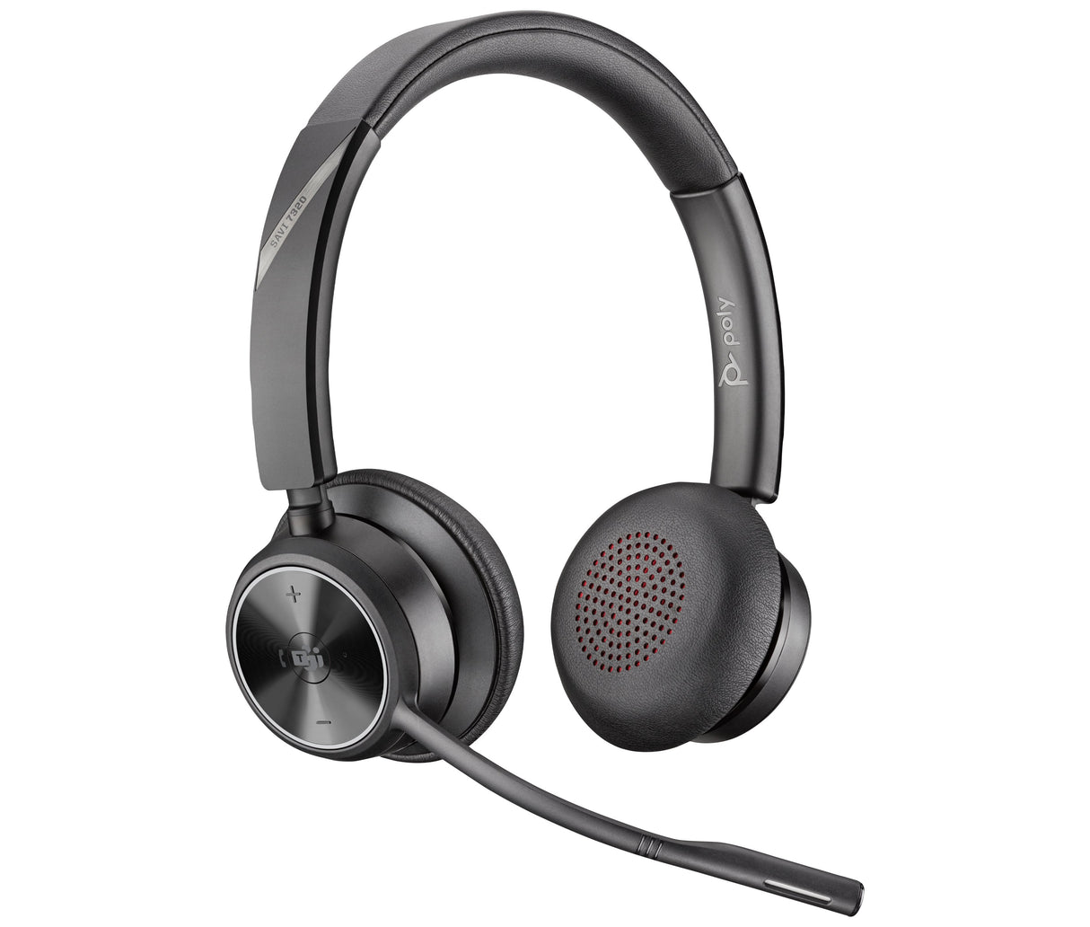EAN 0196548585816 - HP Poly Savi 7320-M Office Stereo DECT 1880-1900 MHz Headset Inalámbrico Diadema Llamadas/Música Bluetoot imagen 1