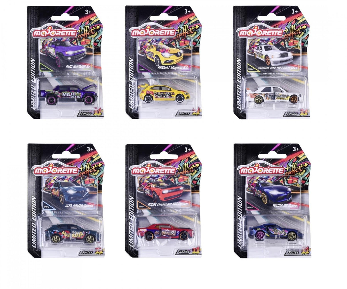 Pojazd Majorette Limited Edition Mix 6 Rodzajów