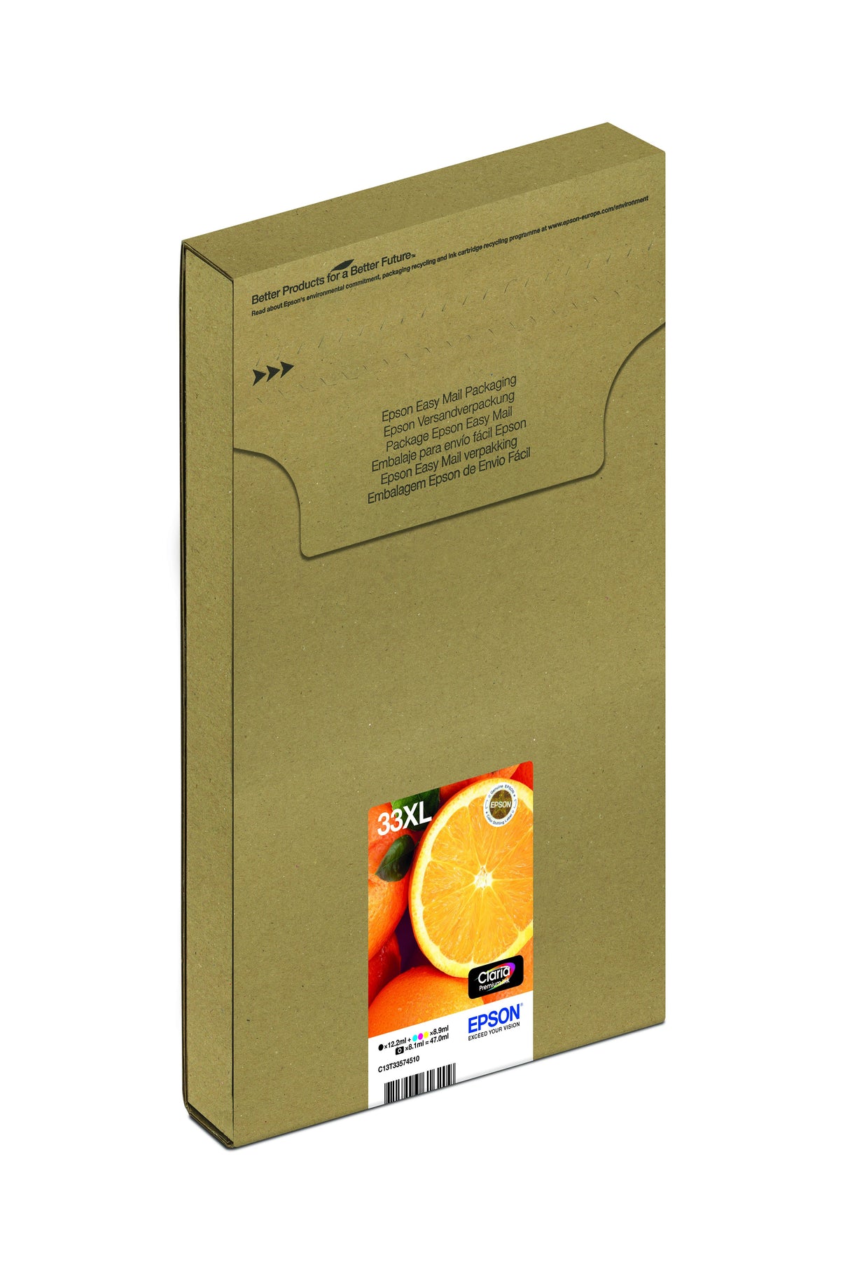 EAN 8715946616209 - Epson Oranges C13T33574510 cartucho de tinta 1 pieza(s) Original High (L) Yield Negro, Foto negro, Cian, imagen 11