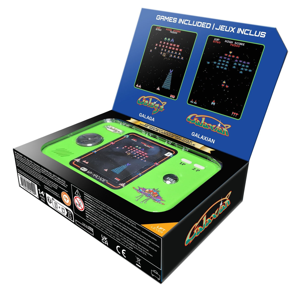 My Arcade Pocket Player Pro Galaga Dgunl-4199