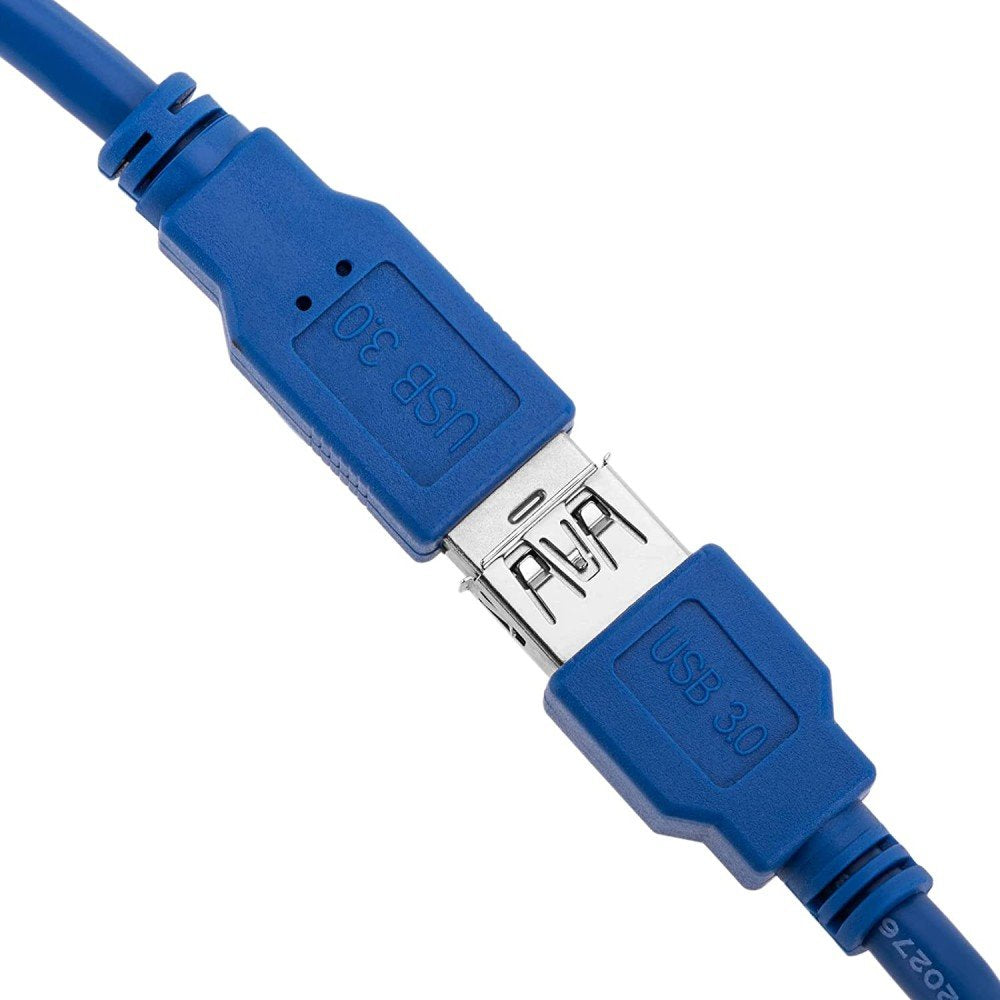 Techly 1.0m Usb 3.0 A M/F Cable Usb 1 M 3.2 Gen 1 (3.1 Gen 1) Usb A Azul