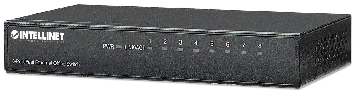 EAN 0763615761307 - Intellinet 8-Port Fast Ethernet Office Switch Fast Ethernet (10/100) Negro imagen 1