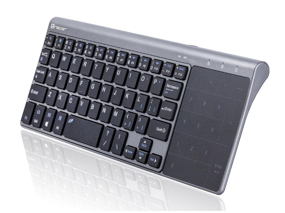 EAN 5907512868027 - Tracer TRAKLA46934 teclado Hogar RF inalámbrico QWERTY Inglés Negro, Gris imagen 3