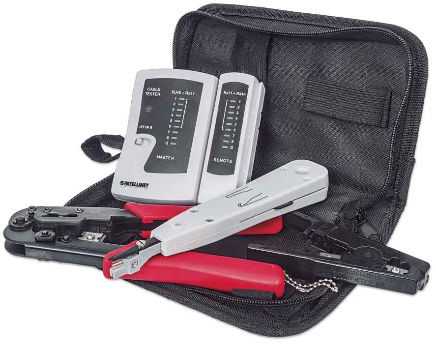 EAN 0766623780070 - Intellinet 780070 kit de herramientas para preparación de cables Negro imagen 1