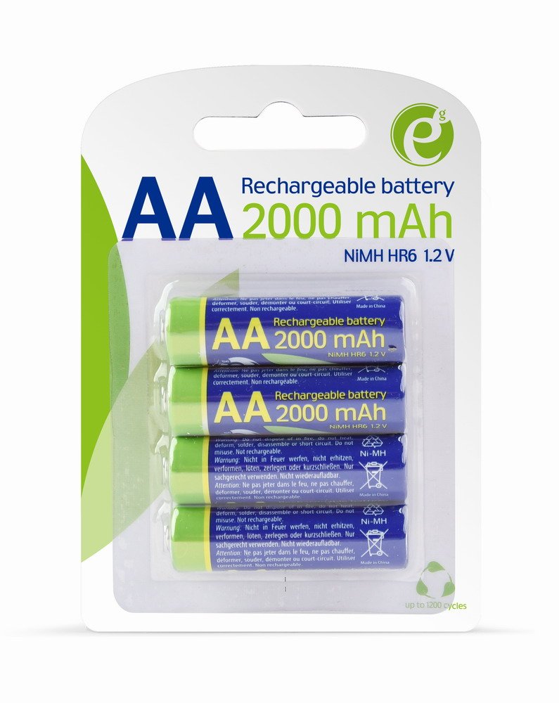 Energenie Akku Aa Instant 2000mah 4er Pack Eg-Ba-Aa20r4-01