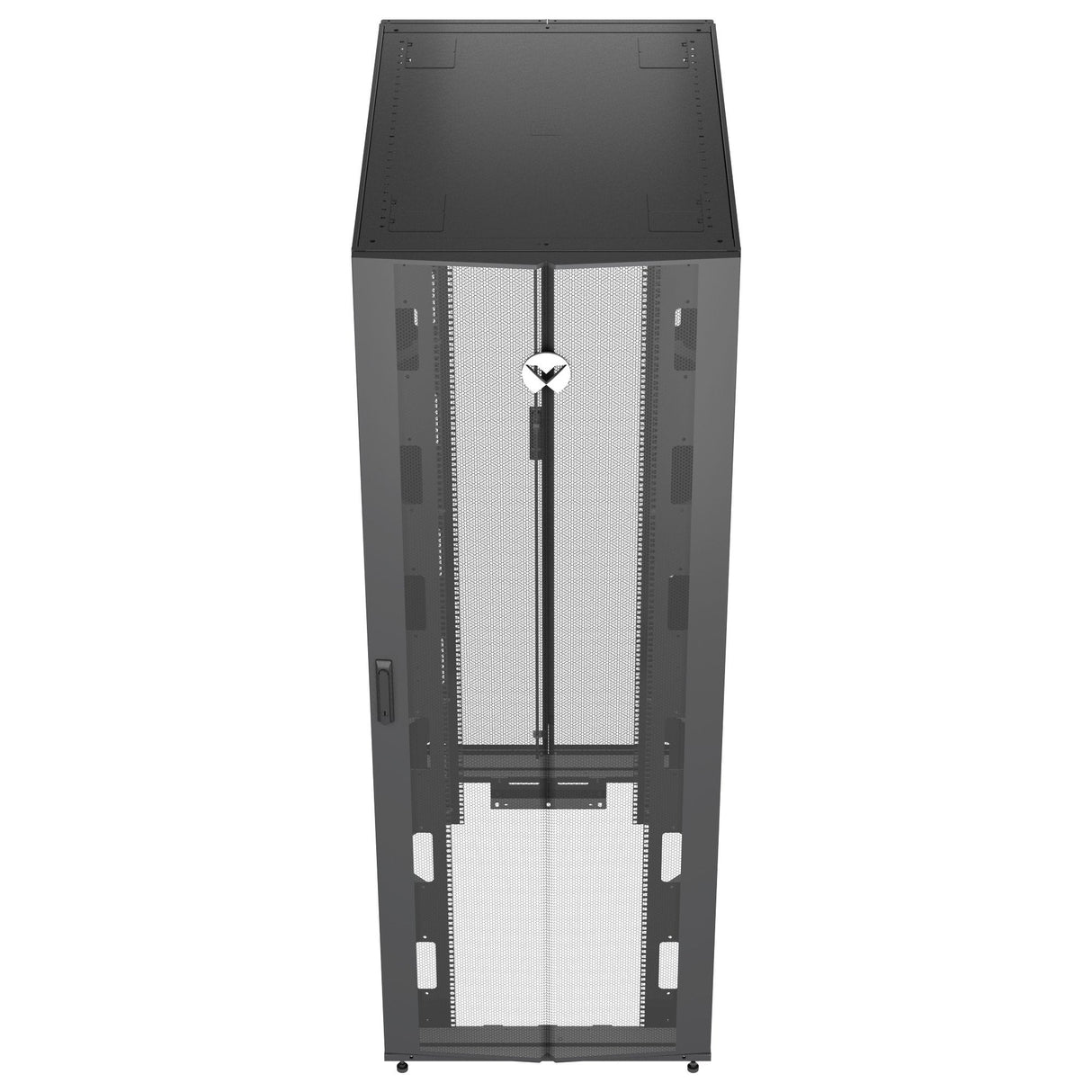 EAN 4061471035065 - Vertiv VR3357 armario rack 48U Rack o bastidor independiente Negro, Transparente imagen 2
