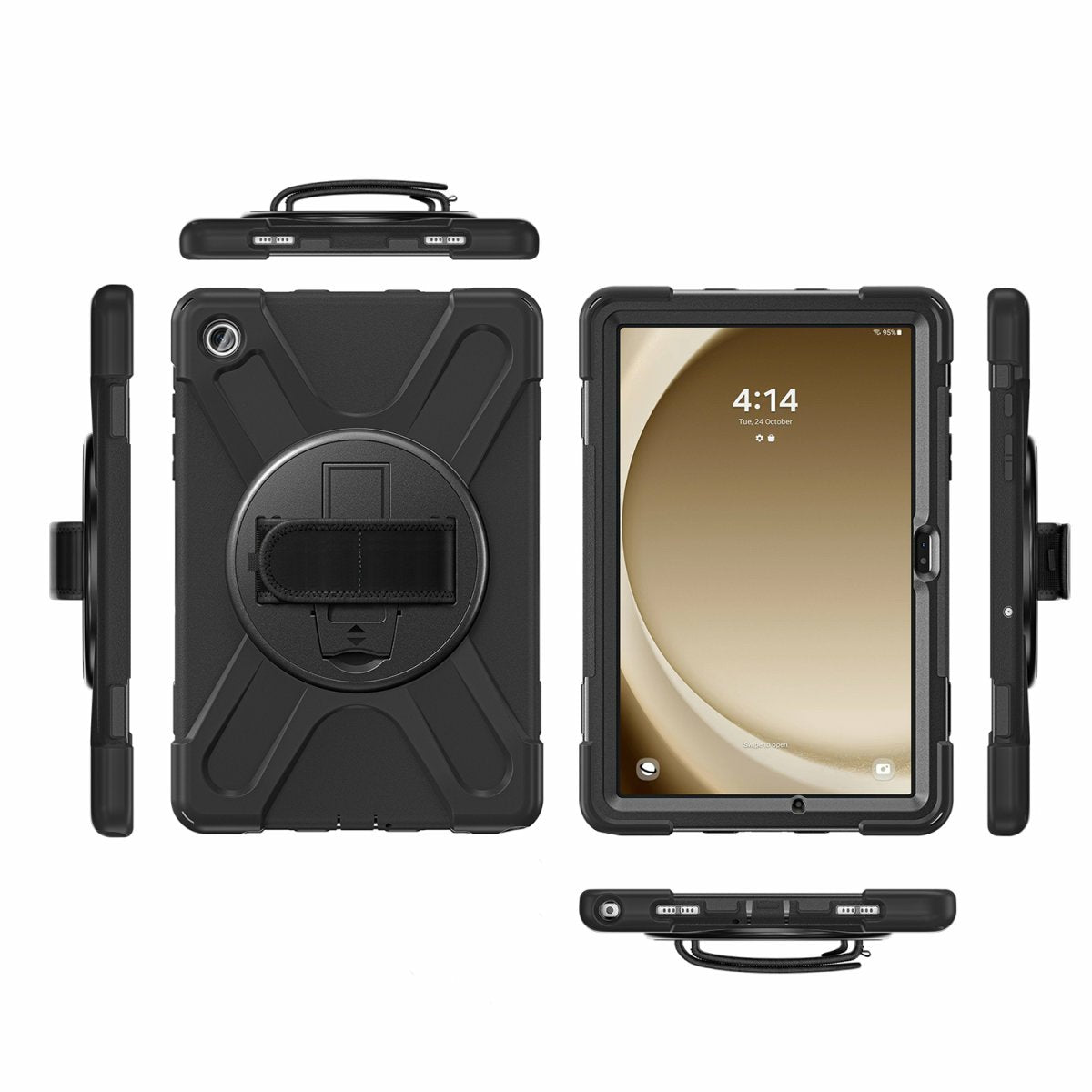 Funda 4smarts Rugged Grip Para Samsung Galaxy Tab S9 Fe