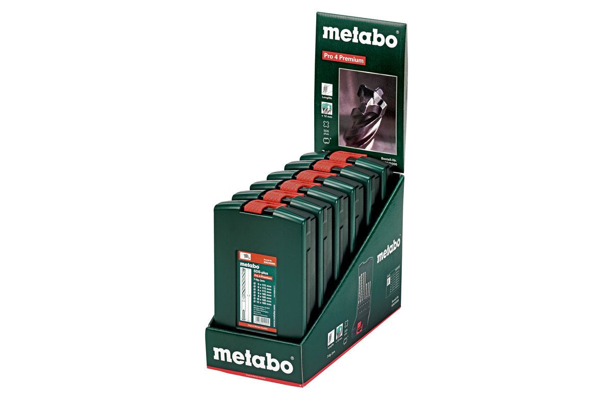 Juego De Brocas Metabo Sds-Plus P4p (4c) 7 Piezas.