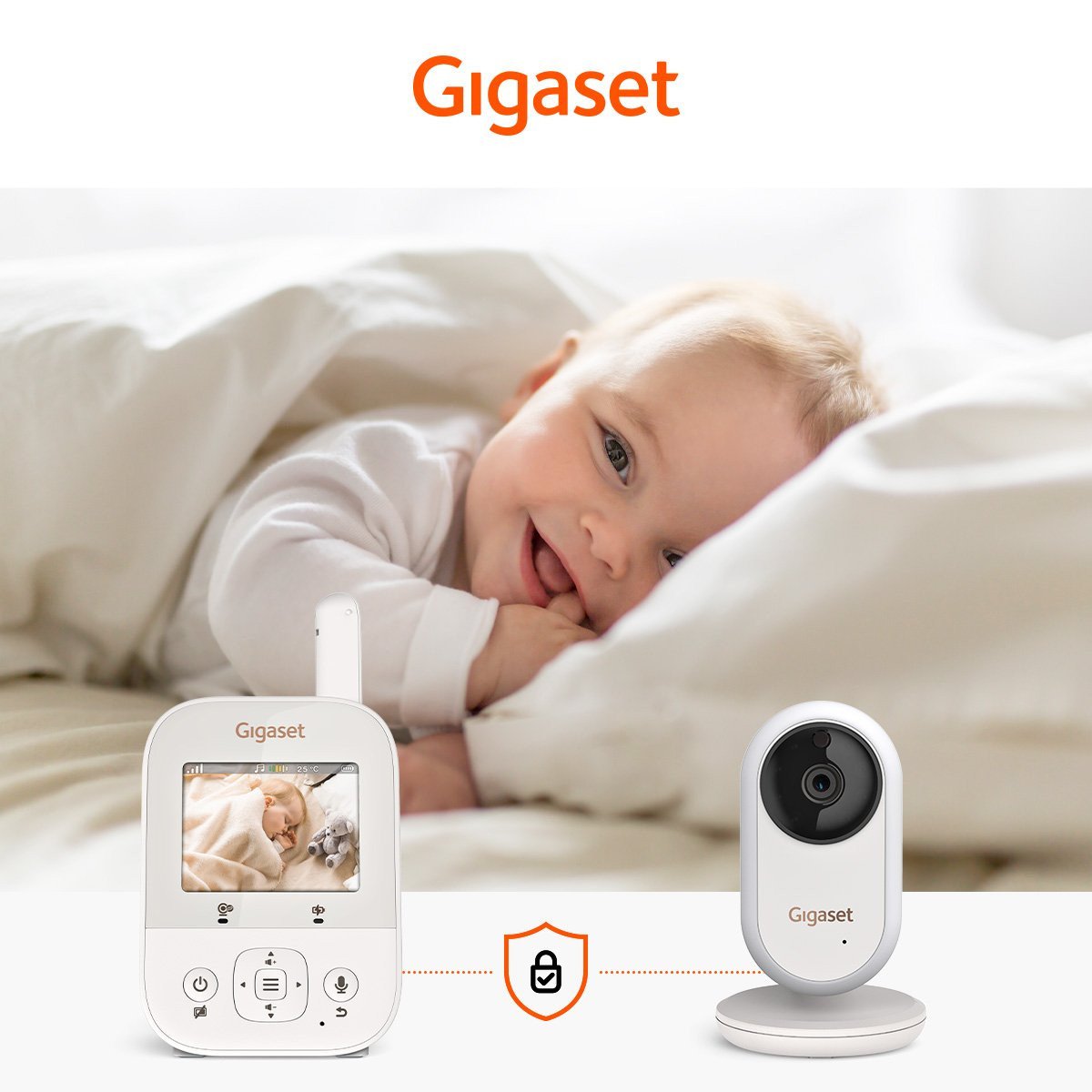 Gigaset Baby 300 Video Cream White/Warm Grey