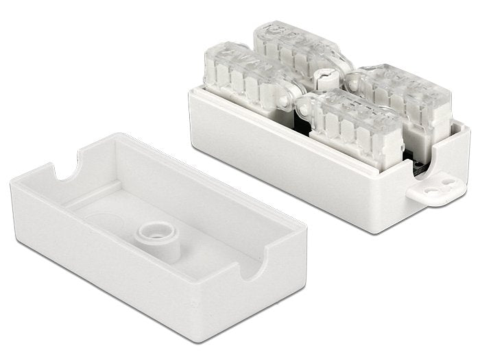 Delock Caja De Conexiones Para Cable De Red Cat.6 Utp Lsa Sin Herramientas