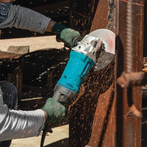 Amoladora Angular Makita Ga9070x1 (Azul/Negro, 2800 Vatios)