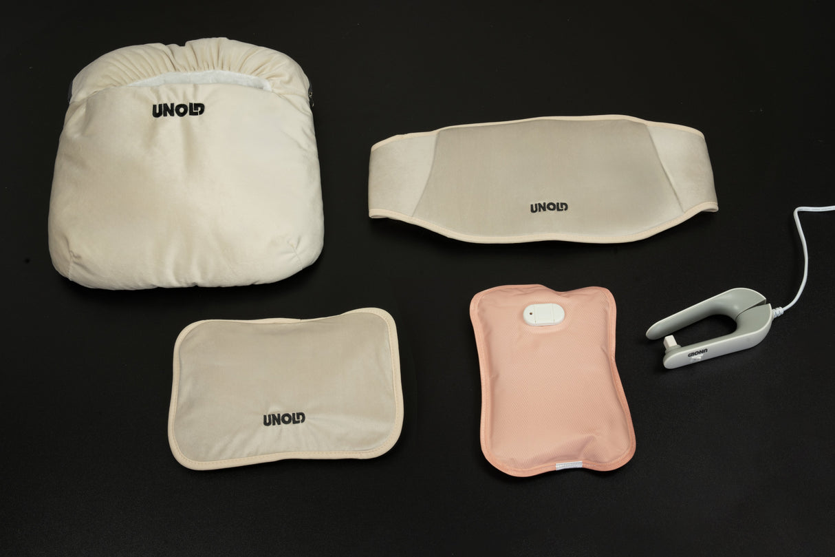 Unold 86020 Wärmi Premium Set Elektrische Wärmflasche Beige