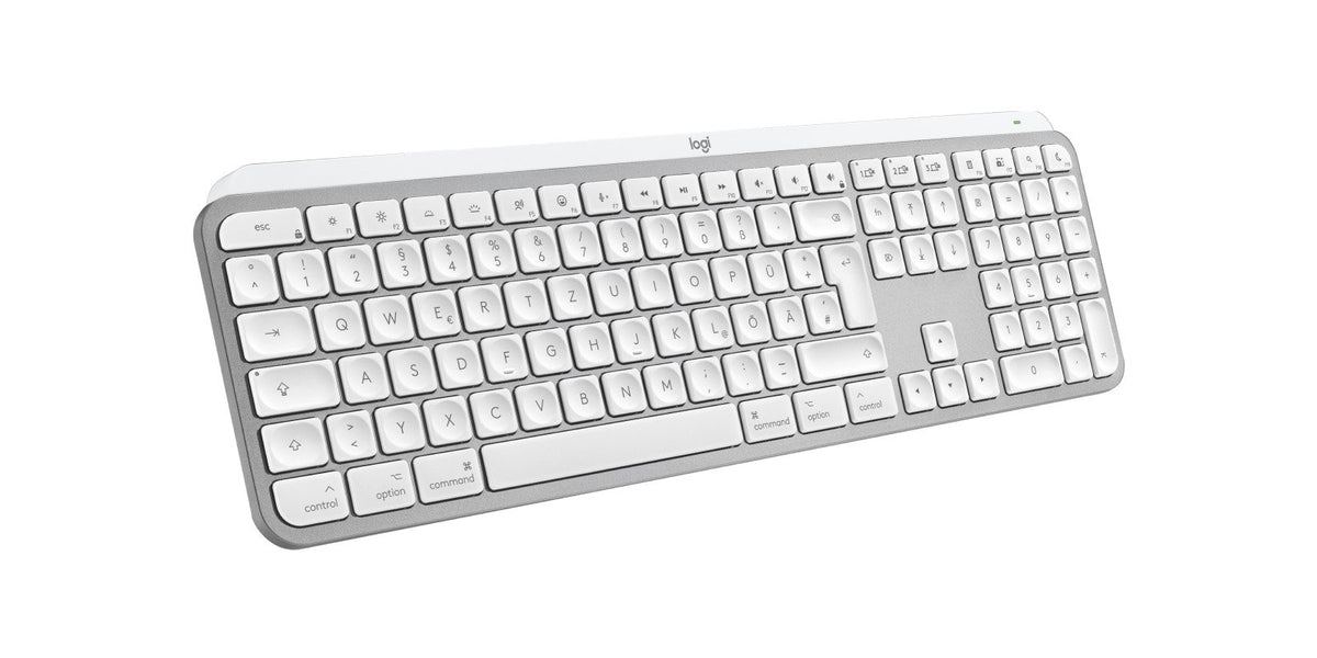 EAN 5099206114562 - Logitech MX Keys S for Mac teclado Oficina RF Wireless + Bluetooth QWERTZ Alemán Aluminio, Blanco imagen 3