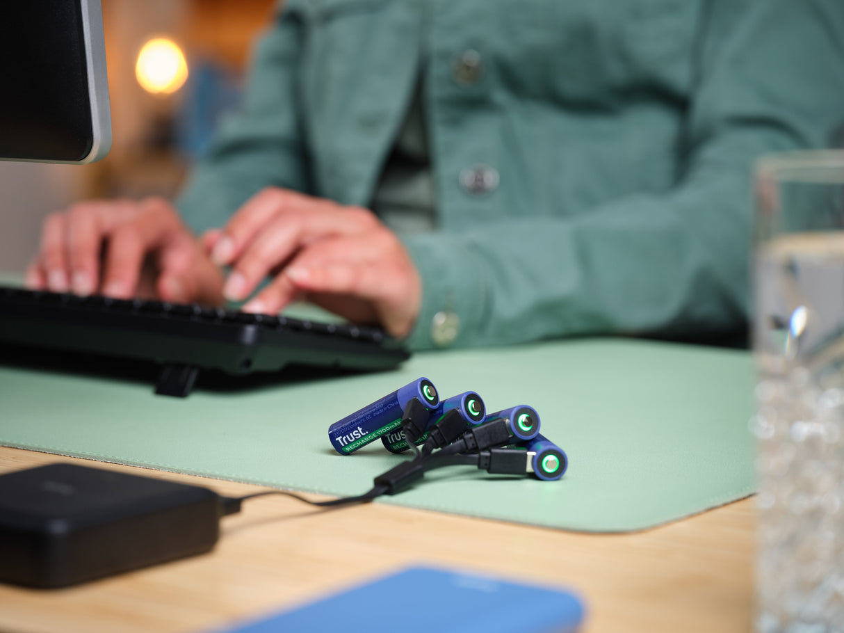 Pack De 4 Pilas Aa Trust 25631 Recargables