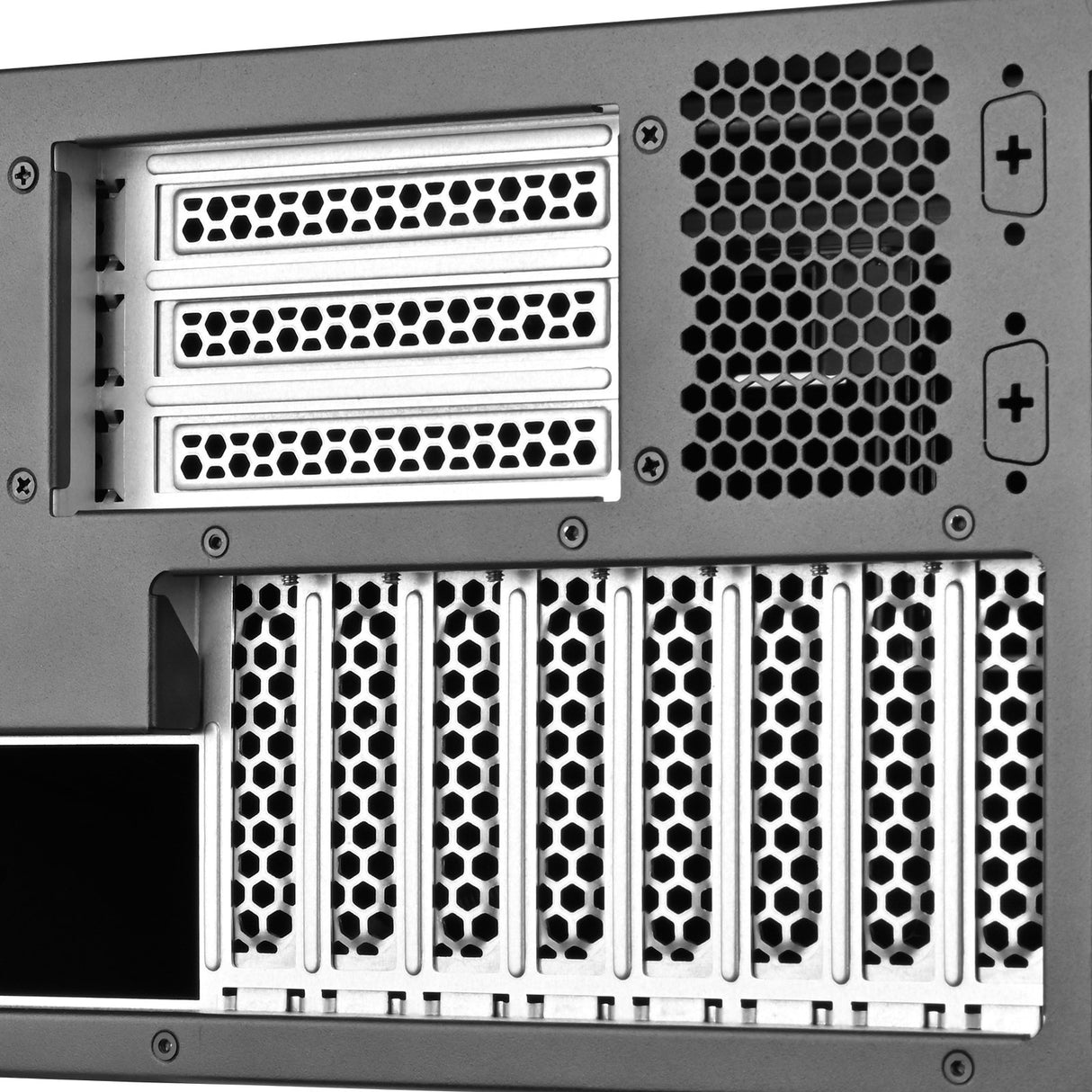 EAN 4710679817231 - Silverstone RM47-502-I carcasa de ordenador Estante Negro imagen 11