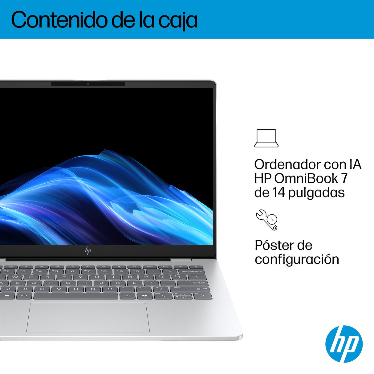 EAN 0199251569197 - HP OmniBook 7 AI 14-fr0011ns Intel Core Ultra 5 225U Portátil 35,6 cm (14") 2K 16 GB LPDDR5-SDRAM 1 TB SS imagen 5