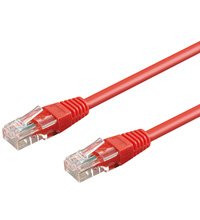 Goobay 95561 Latiguillo Cat 5e, U/Utp, Rojo, 1,5 M