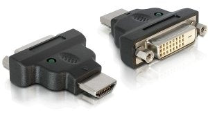 EAN 4043619650200 - DeLOCK Adapter HDMI / DVI HDMI M DVI 25-pin FM Negro imagen 1