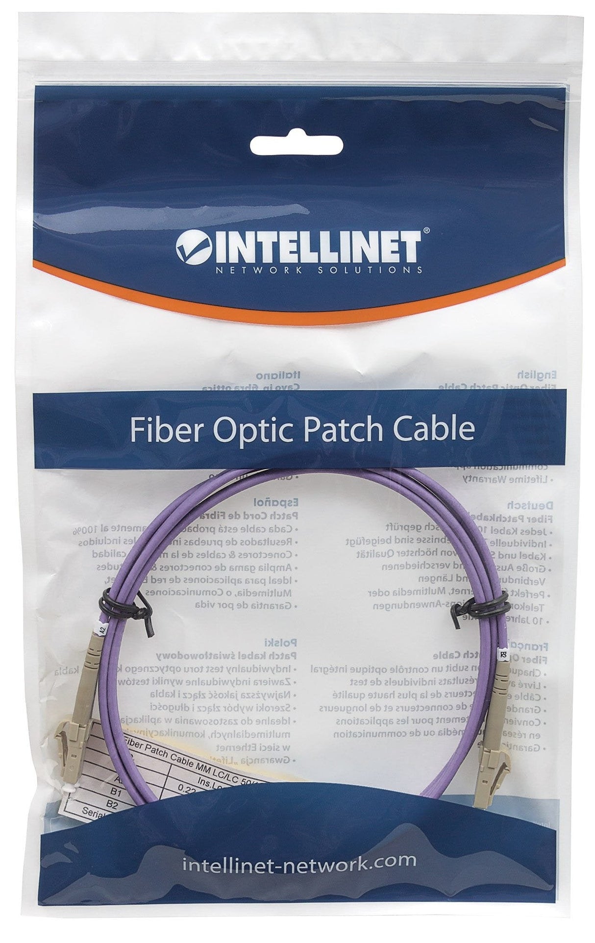 EAN 0766623750875 - Intellinet 750875 Cable de fibra óptica e InfiniBand 1 m LC Violeta imagen 5