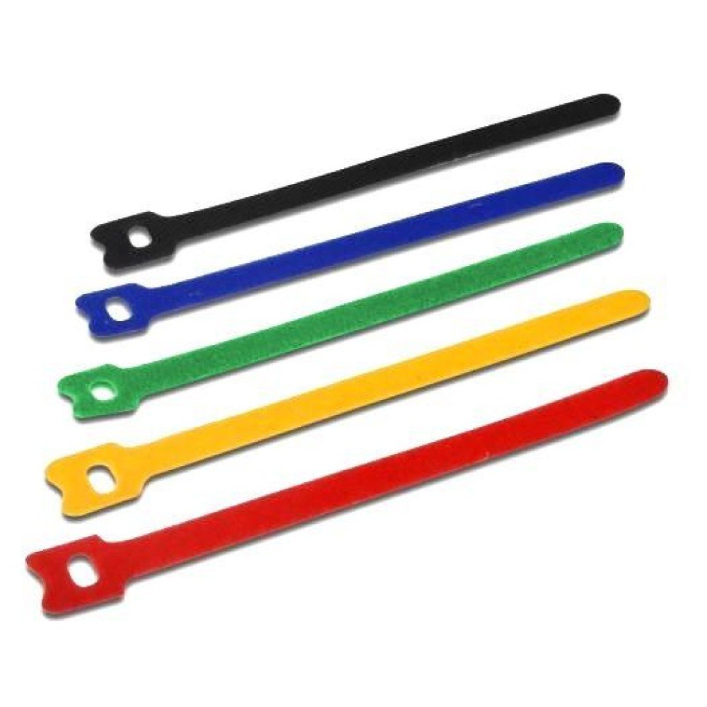 EAN 8051128109528 - Techly 109528 presilla Soporte de sujeción de cables Velcro Multicolor 10 pieza(s) imagen 2