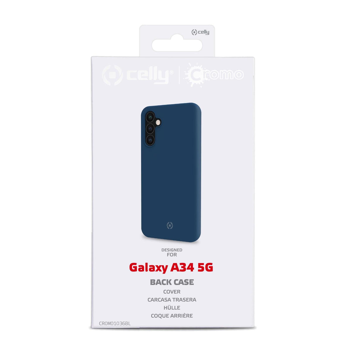 EAN 8021735200703 - Celly CROMO1036BL funda para teléfono móvil 16,8 cm (6.6") Azul imagen 4