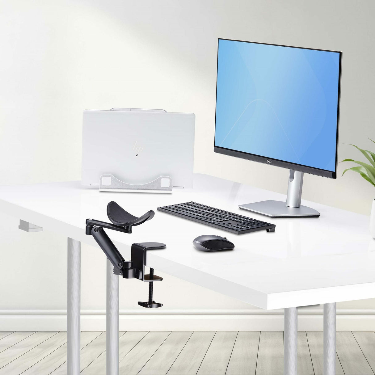 Startech.Com Apoyabrazos Ajustable Para Escritorio De Oficina