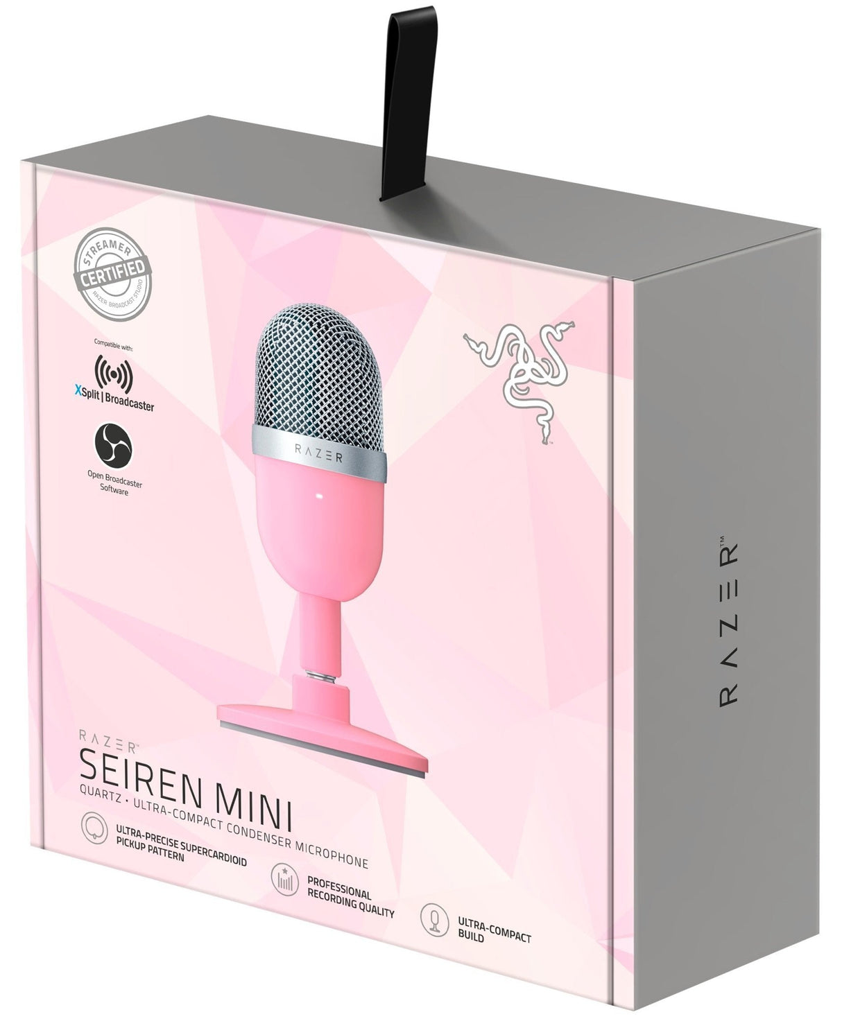 EAN 8886419377122 - Razer Seiren Mini Rosa Micrófono de superficie para mesa imagen 4