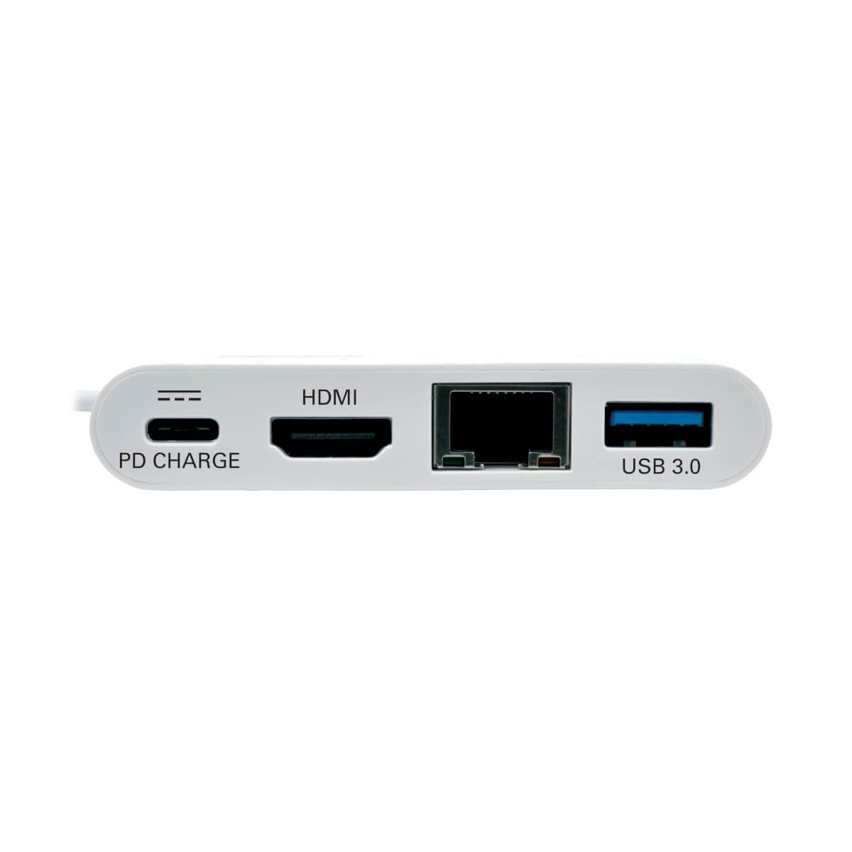 Tripp Lite U444-06n-Hgu-C Adaptador Multipuerto Usb-C Con Hdmi, Puerto Usb 3.0, Gbe, Carga Pd De 60w, Hdcp, Blanco