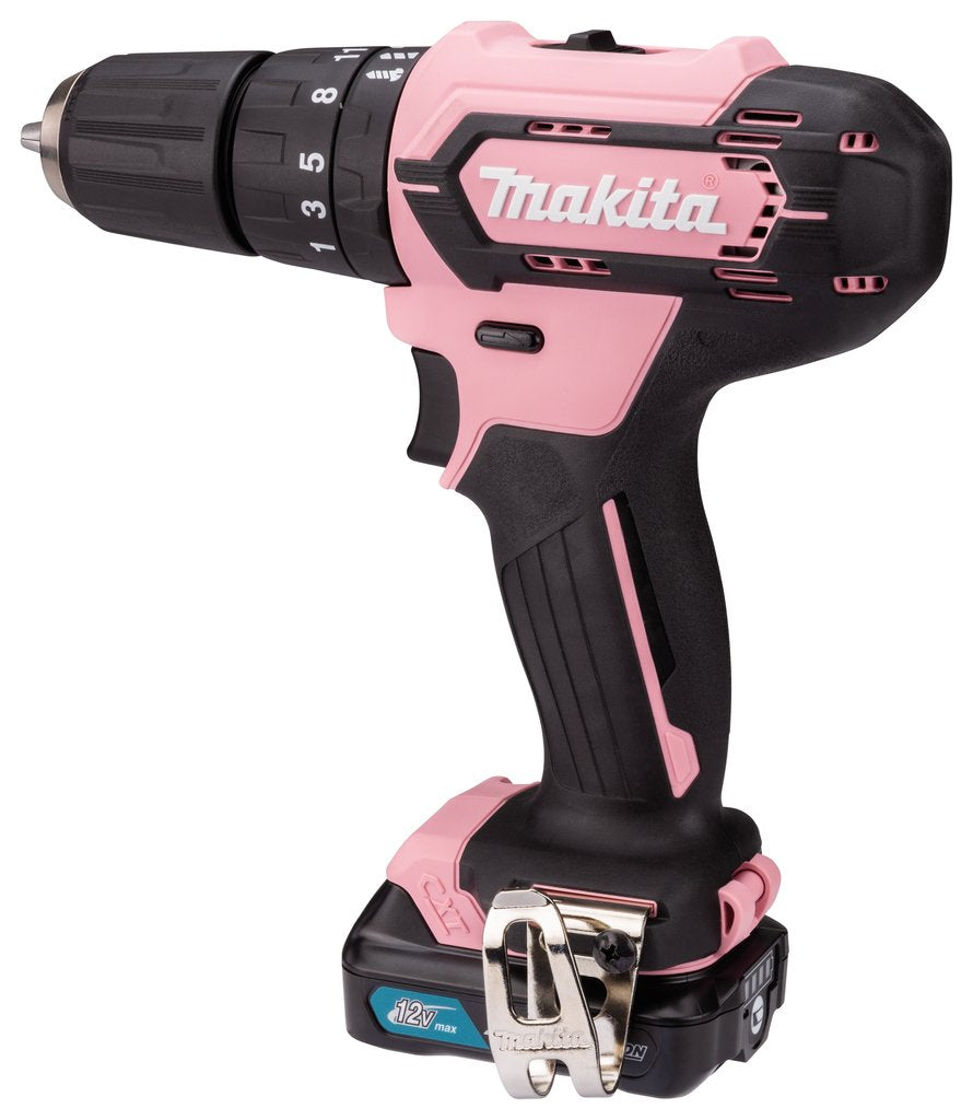 Taladro Combinado Inalambrico Makita Hp333dsap1 Rosa