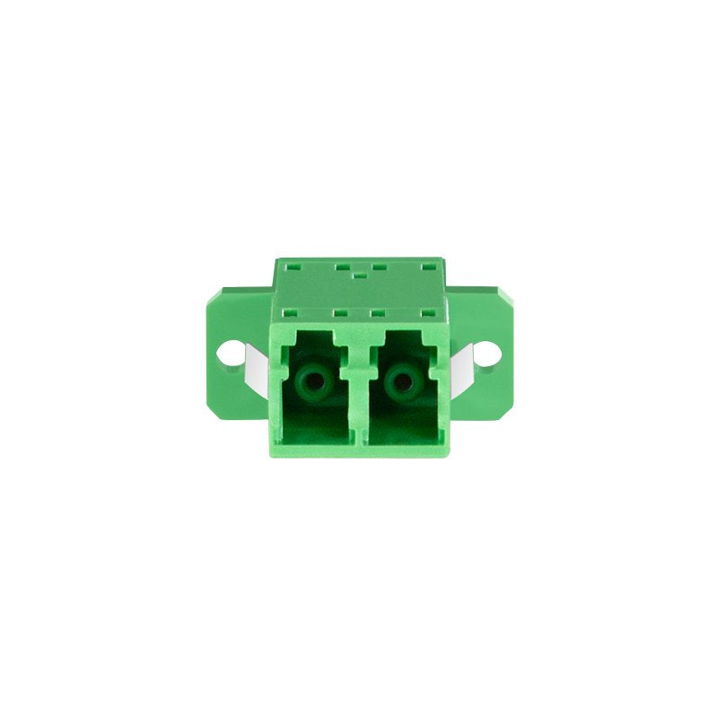 Logilink Fiber Adapter Lc Duplex, 12 Pieces, With Flange, Verde