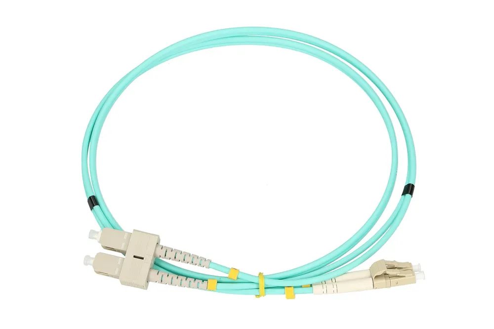 Extralink Cable Fibra Óptica Lc/Upc-Sc/Upc Mm Om3 Duplex 3.0mm 5m