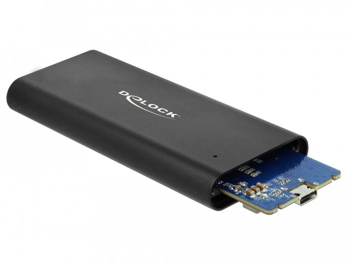 EAN 4043619426140 - DeLOCK 42614 caja para disco duro externo Caja externa para unidad de estado sólido (SSD) Negro imagen 1