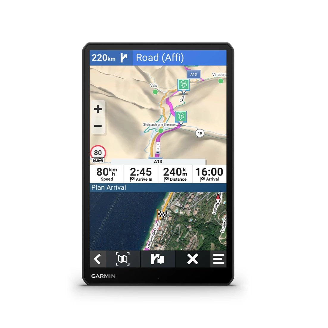 Garmin Camper 1095 Navegador Gps Para Autocaravana 10" Con Mapas De Europa